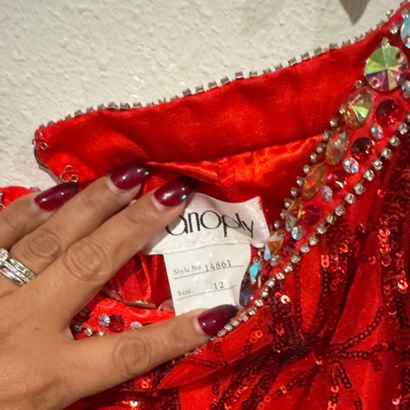 Panoply Scarlet Elegance Prom Dress - Picture 7 of 12